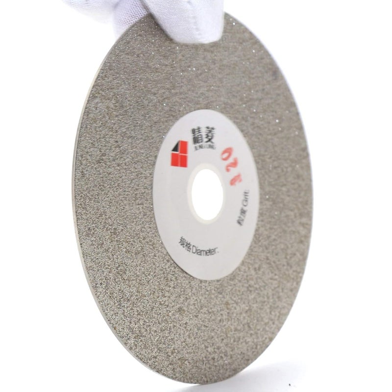 Jingling 4" inch 100mm Diamond Flat Lap Discs Grinding Disk Grit 120 Coarse - Image 4